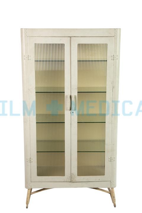 Hospital Cabinet Cream Double Fronted (undressed)